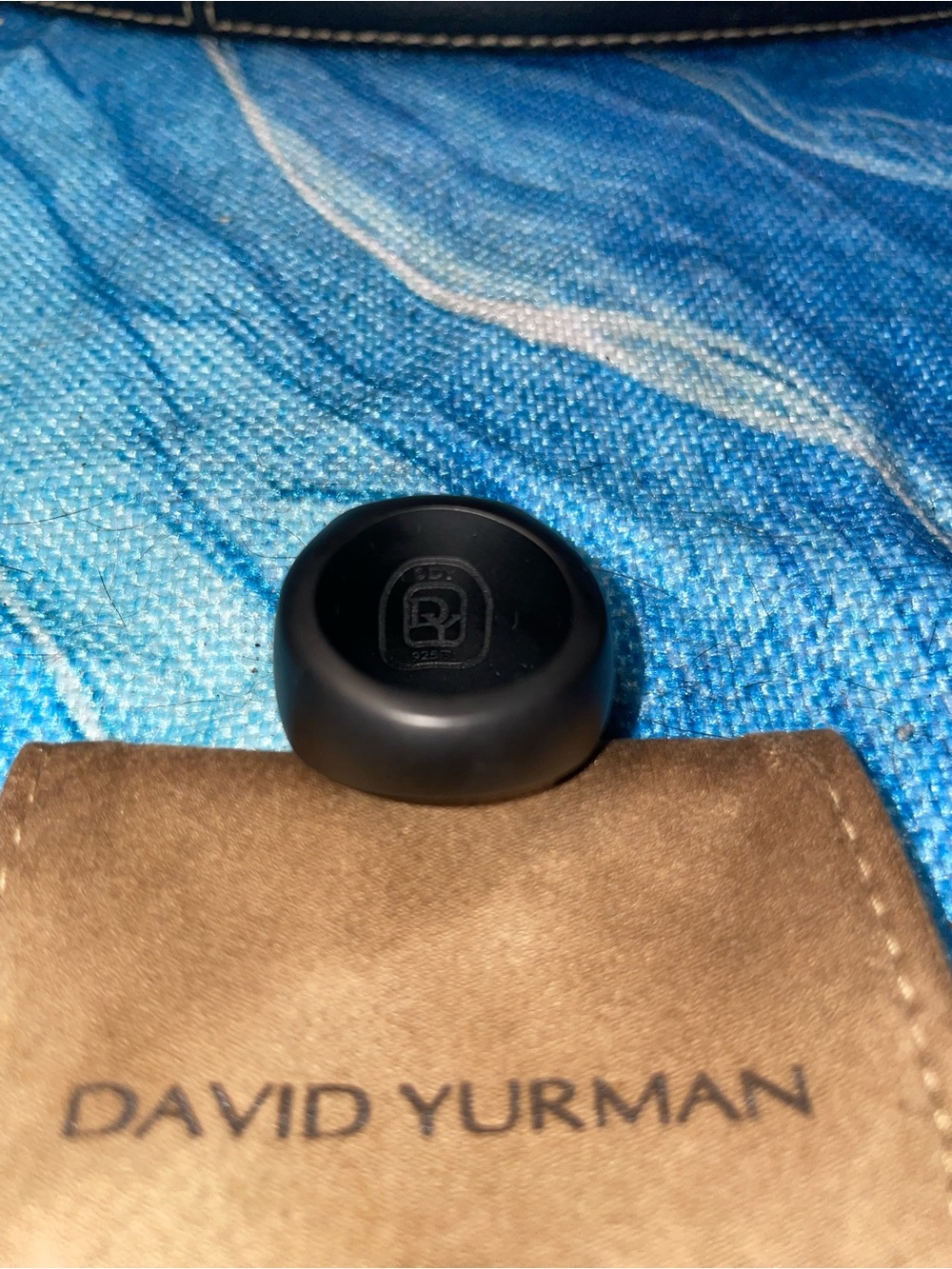 David Yurman Red Ruby Pavé Cushion Ring AUTHENTIC! 8.5 - Picture 12 of 16